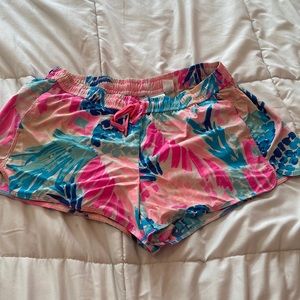 Size larger athletic shirts. Lilly Pulitzer.